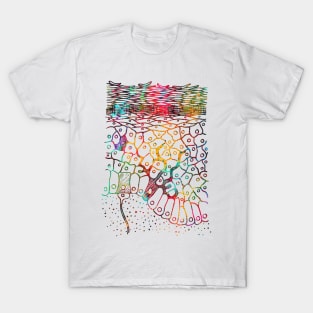 Anatomical skin layers T-Shirt